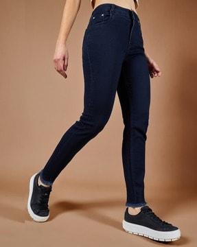 women high-rise skinny jeans