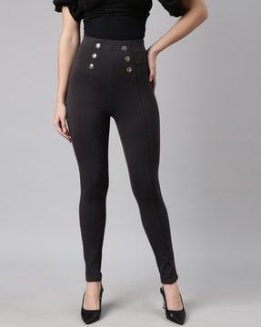 women high-rise skinny jeggings