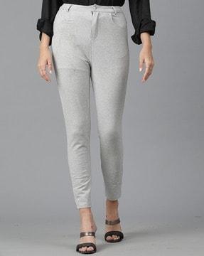 women high-rise slim jeans