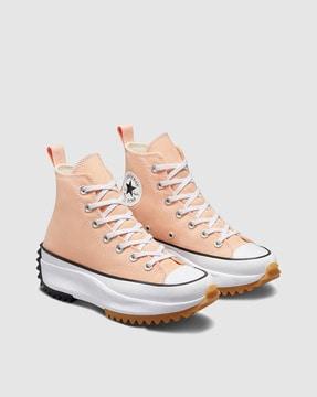 women high-top lace-up sneakers