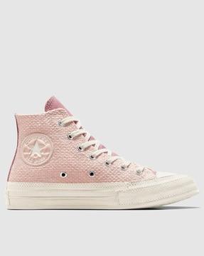 women high-top lace-up sneakers