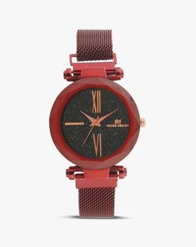 women hobsd-ch-912-rd analogue wrist watch
