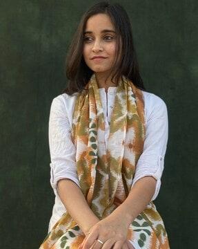 women ikat print scarf