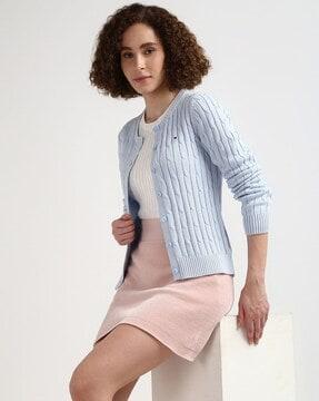 women jamie cardigan with long sleeves