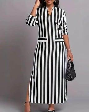 women jilly striped shift dress