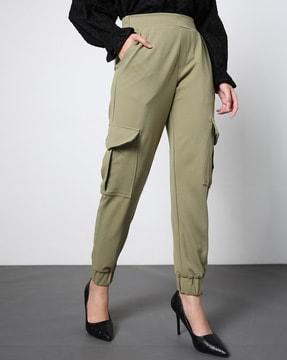 women jogger pants with cargo pockets