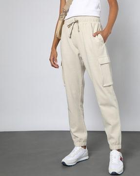 women jogger pants with utility pockets