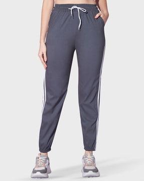 women joggers with contrast taping