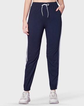 women joggers with contrast taping