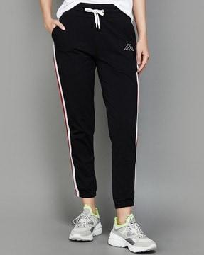 women joggers with contrast taping