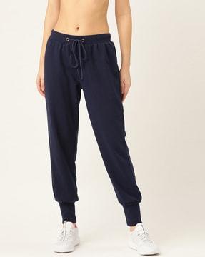 women joggers with drawstring waist