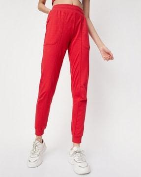 women joggers with elasticated waist