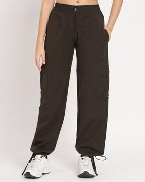 women joggers with elasticated waist