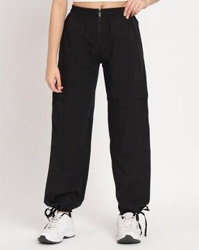 women joggers with elasticated waist