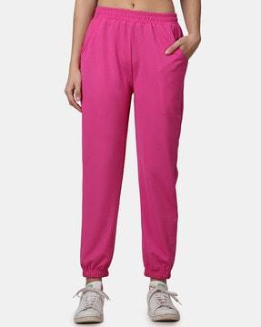 women joggers with elasticated waistband