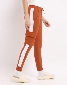 women joggers with elasticated waistband