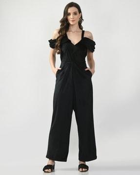 women jumpsuit with insert pockets