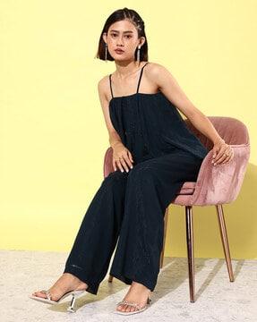 women jumpsuit with insert pockets