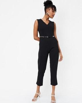 women jumpsuit with insert pockets