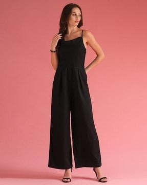 women jumpsuit with insert pockets