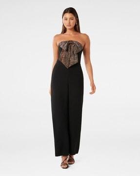 women jumpsuit with zip closure