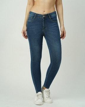 women k5094 light-wash skinny fit jeans