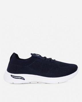 women knitted low-top slip-on shoes