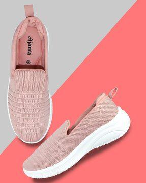 women knitted slip-on casual shoes