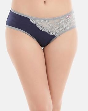 women lace cotton hipster panties