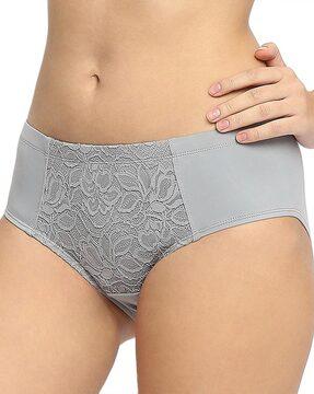 women lace hipster panties with elasticated waist