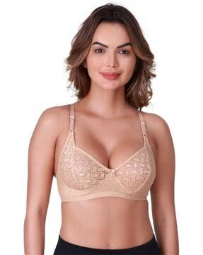 women lace non-wired bra