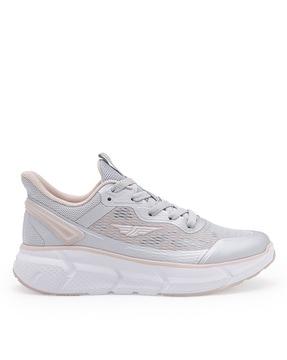 women lace-up walking shoes