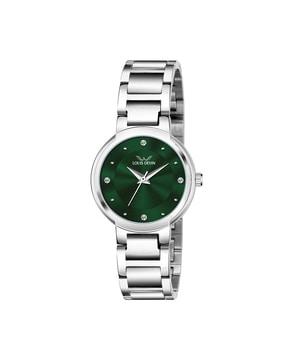 women ld-zl148-grn analogue watch