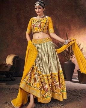 women lehenga choli set with dupatta