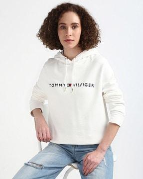 women lic essential logo hoodie