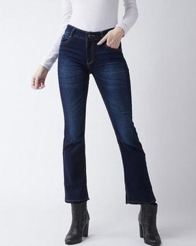 women light washed full length jeans