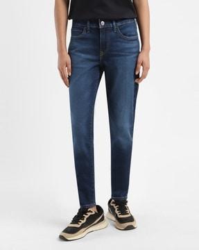 women lightly washed 710 super skinny fit jeans