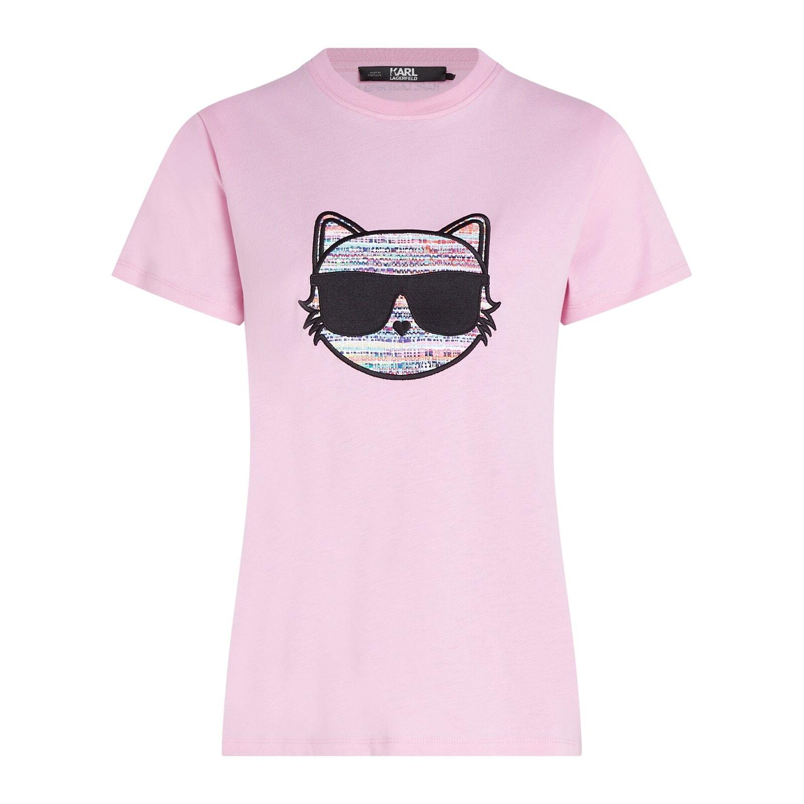 women lilac boucle choupette t-shirt