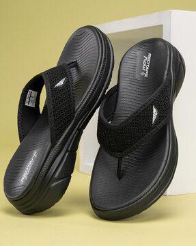 women logo-embossed slip-on slides