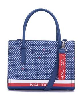 women logo print tote bag