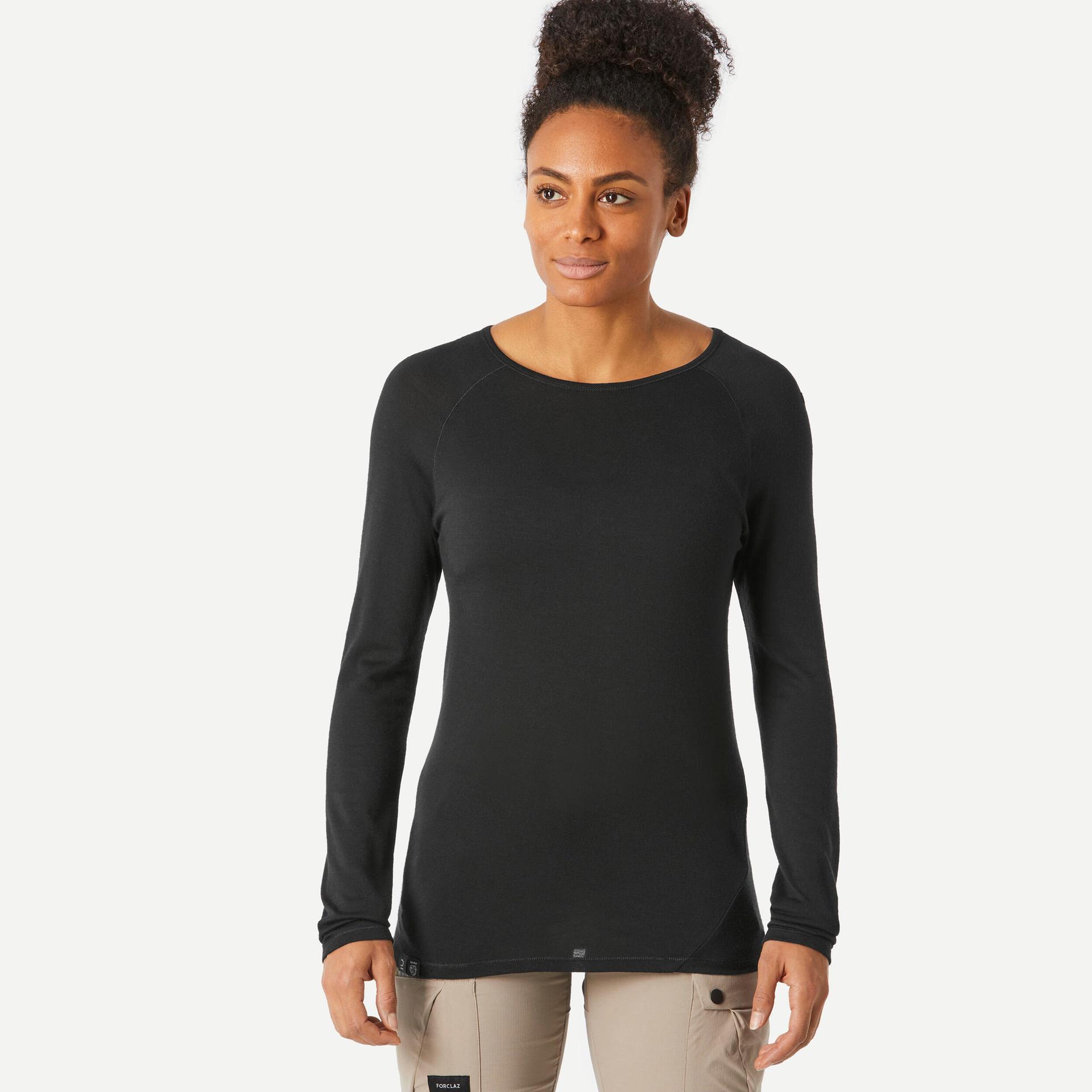 women long-sleeve merino wool t-shirt - mt500