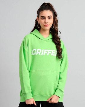 women loose-fit slip-on hoodie