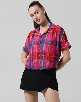 women loose fit utility shirt