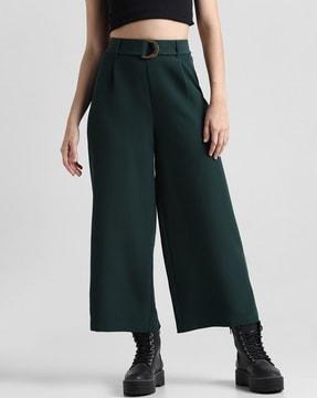 women loose flat-front culottes