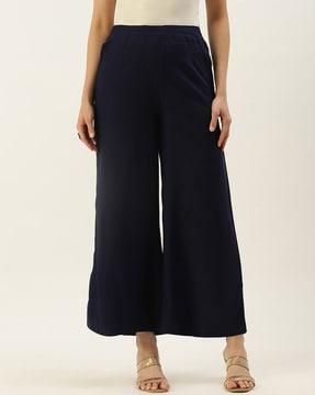 women loose palazzos with insert pockets