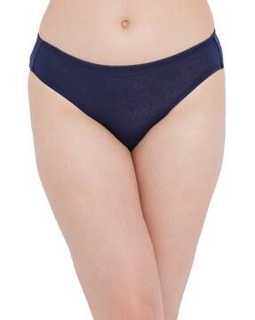 women low-rise bikini with elasticated waist