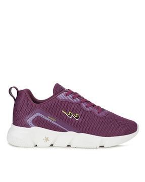 women low-top lace-up running shoes