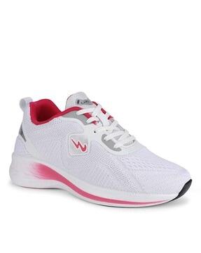 women low-top lace-up running shoes