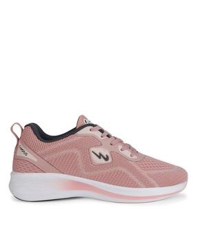 women low-top lace-up running shoes