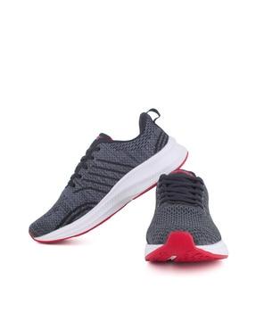 women low-top lace-up running shoes